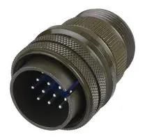 CIRCULAR CONNECTOR PLUG SIZE 14S, 3 POSITION, CABLE 97-3106A-14S-1P