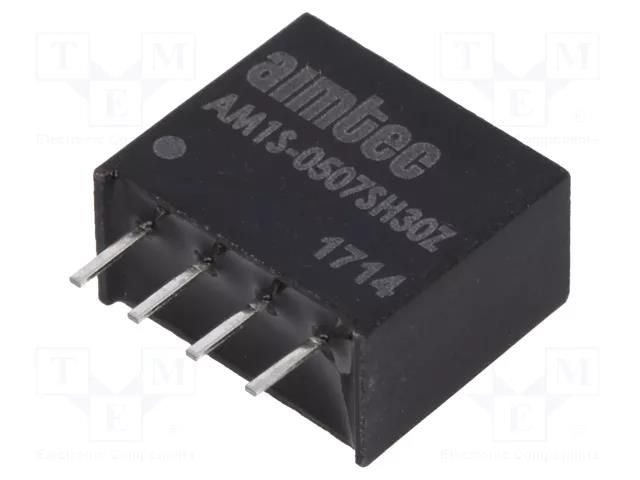 Converter: DC/DC; 1W; Uin: 4.5÷5.5VDC; Uout: 7.2VDC; Iout: 139mA AIMTEC AM1S-0507SH30Z
