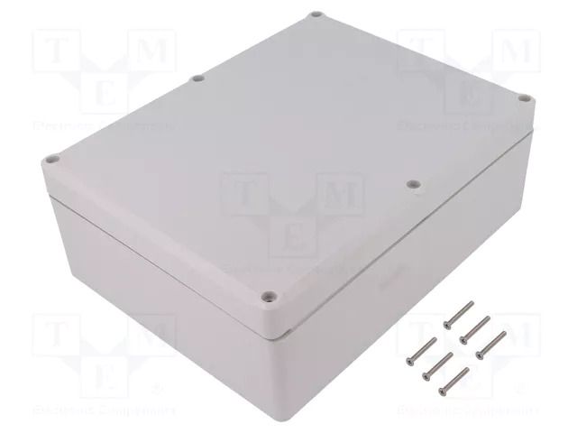 Enclosure: multipurpose; X: 174mm; Y: 224mm; Z: 80mm; ABS; grey; IP67 KRADEX Z90JS-IP67-TM-ABS