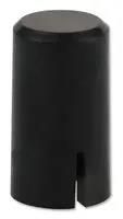 CAP, ROUND, BLACK, PUSHBUTTON SWITCH 1RBLK.