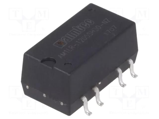 Converter: DC/DC; 1W; Uin: 11.4÷12.6VDC; Uout: 5VDC; Iout: 200mA; SMT AIMTEC AM1LR-1205SH30-NZ