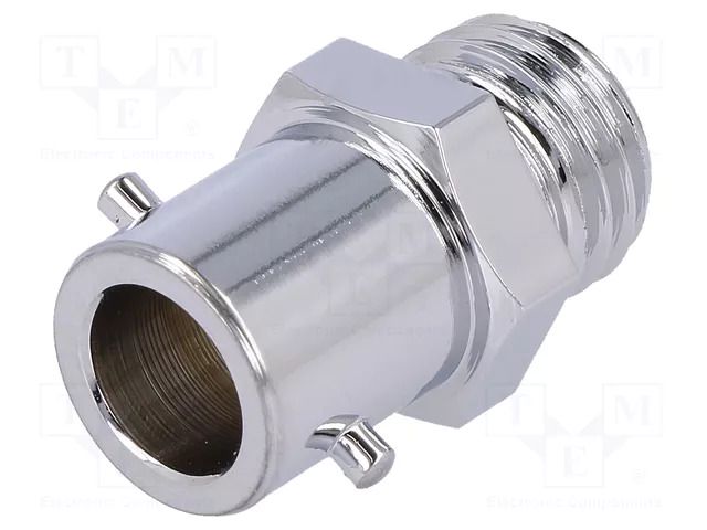 Bayonet coupler; brass,nickel; 12.3mm; Thread: M10x1 GUENTHER 89-20508030-MM10