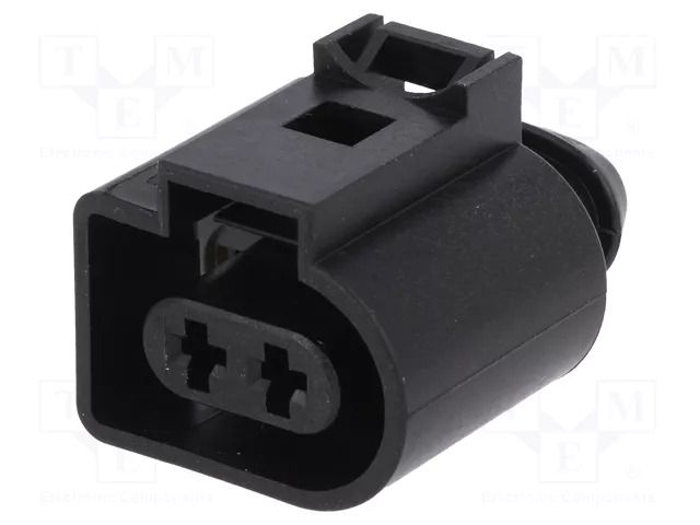Connector: automotive; plug; female; MCP 2.8; PIN: 2; for cable TE Connectivity 1-1355200-1