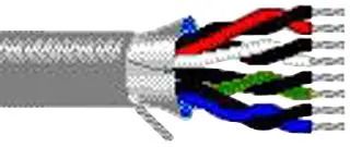 SHIELDED CABLE MULTIPAIR, 4PAIR, 24AWG, 100FT, 300V 9504 060100