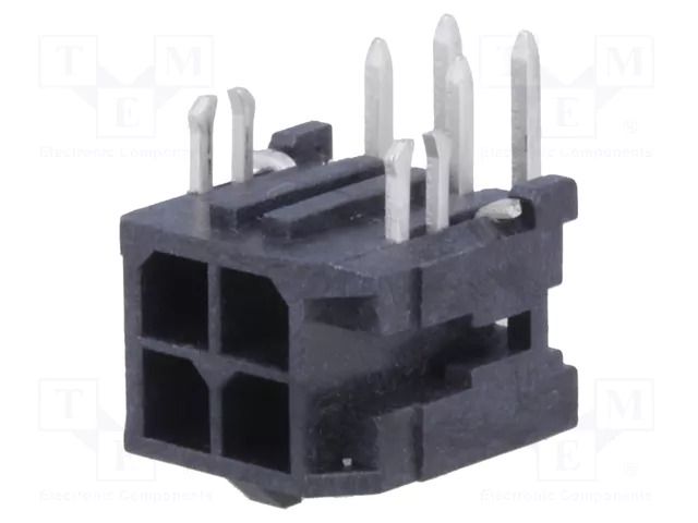 Connector: wire-board; socket; male; PIN: 4; Micro-Fit 3.0; THT; 3mm MOLEX MX-43045-0422