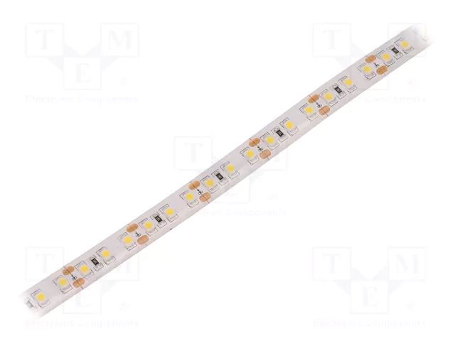 LED tape; white neutral; 3528; LED/m: 120; 10mm; white PCB; IP65 WISVA OPTOELECTRONICS HH-40KTI-3528FWAA