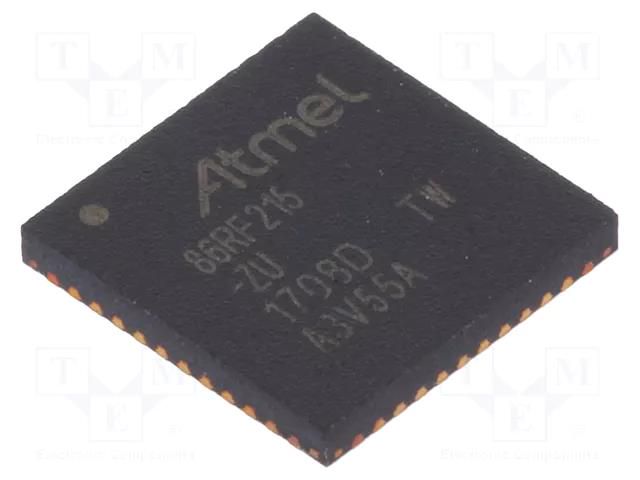 IC: RF transceiver; LVDS; QFN48; in-tray; 1.8÷3.6VDC; 1GHz,2.4GHz MICROCHIP TECHNOLOGY AT86RF215-ZU