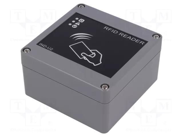 RFID reader; 10÷24V; UNIQUE; HTTP,Modbus RTU,Modbus TCP,SNMP INVEO RFID-IND-U2