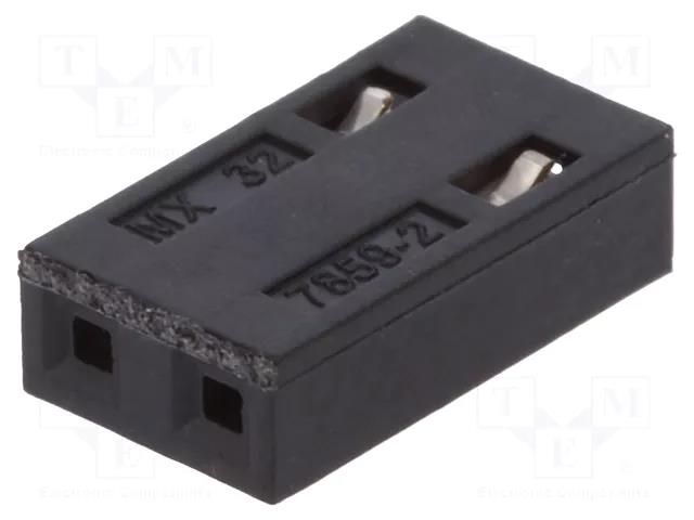 Connector: wire-board; plug; female; PIN: 2; C-Grid; 2.54mm; 1x2 MOLEX MX-15-29-1025
