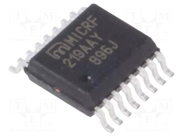 IC: RF  receiver; serial,transparent; QSOP16; tube; 3÷3.6VDC MICROCHIP TECHNOLOGY MICRF219AAYQS