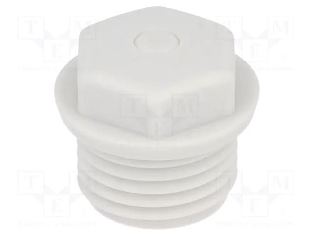 Stopper; M16; 1.5; IP54; polyetylene; grey; WN; Thread: metric HUMMEL HUMMEL-1282160050