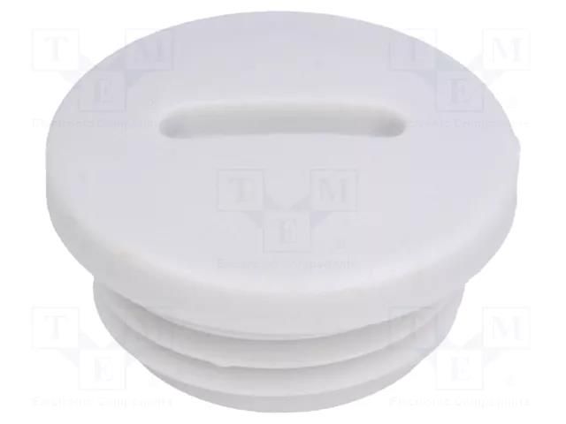 Stopper; M16; 1.5; IP54; polyamide; grey; V-N-FS; Thread: metric; 7mm HUMMEL HUMMEL-1251160050