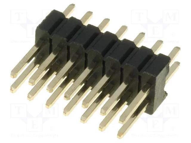 Connector: pin strips; pin header; male; PIN: 14; straight; THT CONNFLY ZL320-2X7P