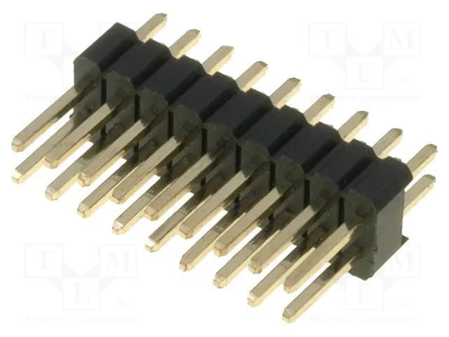 Connector: pin strips; pin header; male; PIN: 18; straight; THT CONNFLY ZL320-2X9P