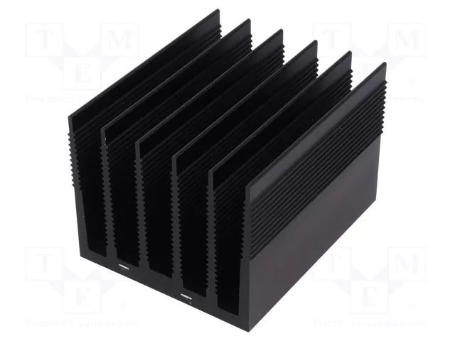 Heatsink: extruded; grilled; black; L: 100mm; W: 82mm; H: 69mm; 1K/W FISCHER ELEKTRONIK SK135/100/SA