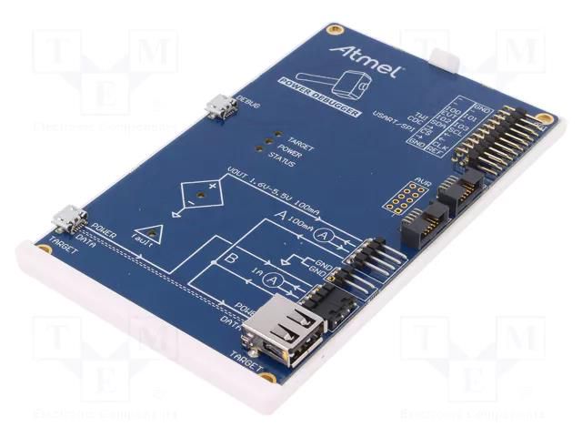 Programmer: debugger; pin strips,USB A,USB B micro,XPRO plug MICROCHIP TECHNOLOGY ATPOWERDEBUGGER