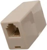 MOD COUPLER, RJ11, JACK, 6P4C 32-1004