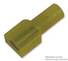 TERMINAL, MALE DISCONNECT, 0.25IN YELLOW 10RC-251T