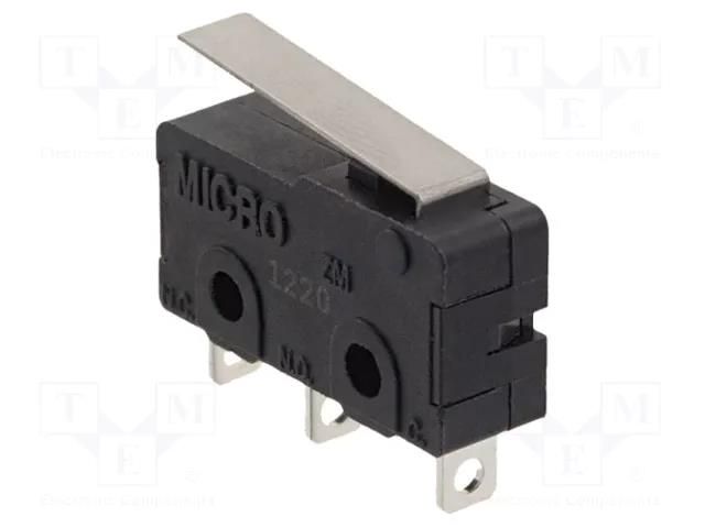 Microswitch SNAP ACTION; 5A/250VAC; 5A/30VDC; with lever; SPDT HONEYWELL ZM50D10B01