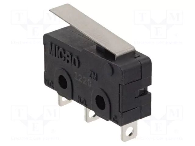 Microswitch SNAP ACTION; 5A/250VAC; 5A/30VDC; with lever; SPDT HONEYWELL ZM50D10B01