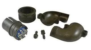 CIRCULAR CONNECTOR PLUG SIZE 18, 10 POSITION, CABLE 97-3108B-18-1P