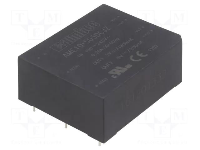 Converter: AC/DC; 15W; Uin: 85÷264VAC,120÷370VDC; Uout: 5VDC; 76% AIMTEC AME15-505DCJZ