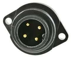 CIRCULAR CONNECTOR, PLUG, 4 POSITION, PANEL PWF-04PMMS-SC7001