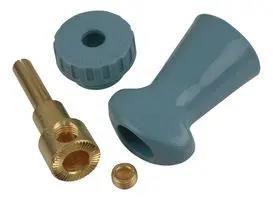 TEST PLUG, PIN-PLUG, 100A, BLUE PP100GBL