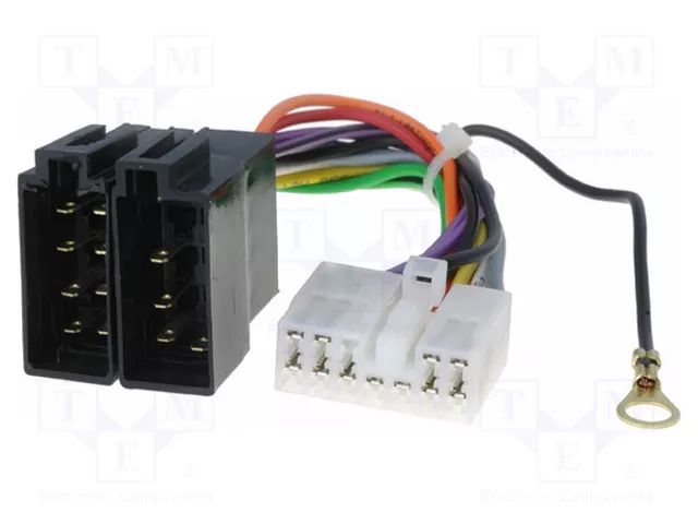 Connector; radio,ISO; Suzuki; PIN: 12 4CARMEDIA ZRS-136