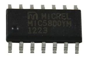 LATCHED DRIVER, 4 CHANNEL, 500mA, SOIC-14 MIC5800YM-TR