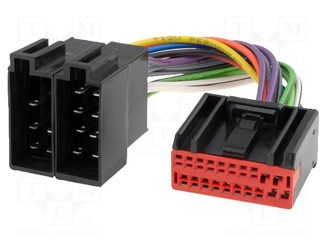 Connector; radio,ISO; Jaguar,Land Rover; PIN: 36 4CARMEDIA ZRS-152