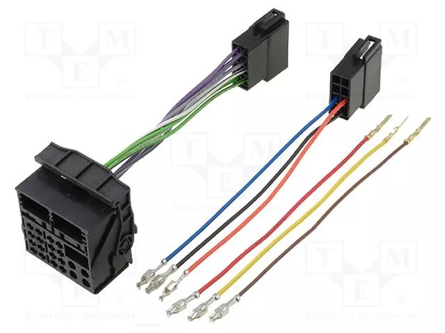 Connector; radio,ISO,Quadlock; PIN: 16 4CARMEDIA ZRS-169