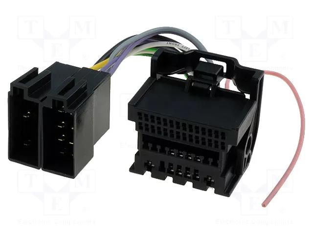 Connector; radio,ISO; Opel; PIN: 44 4CARMEDIA ZRS-190