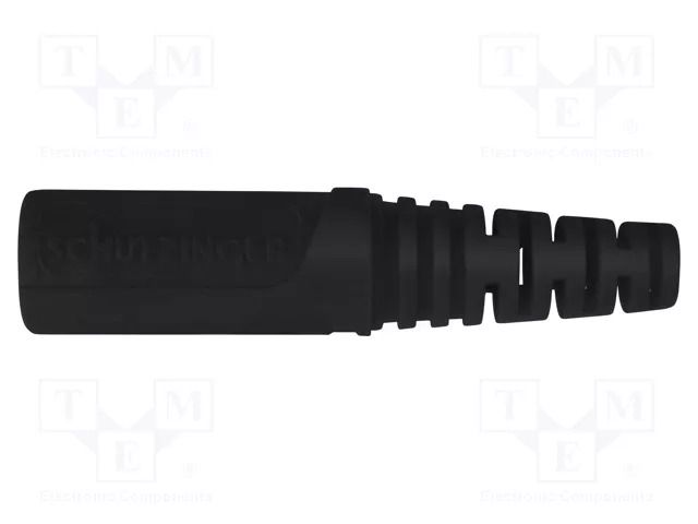 Connector: 4mm banana; socket; 33VAC; 70VDC; 32A; black; Ø: 4mm SCHÜTZINGER KU09LNI-SW