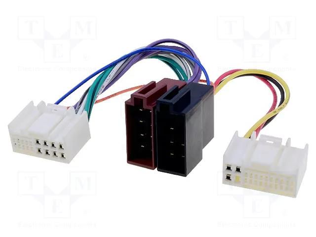 Connector; radio,ISO; Hyundai,Kia 4CARMEDIA ZRS-210