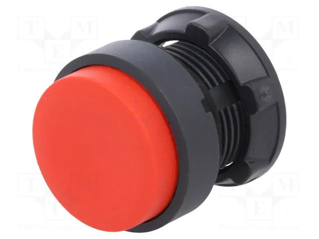 Switch: push-button; 22mm; Stabl.pos: 1; red; none; IP66; prominent SCHNEIDER ELECTRIC ZB5AL4