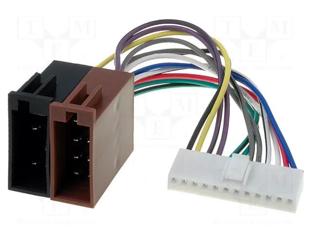 Connector; ISO; Pioneer; PIN: 12 4CARMEDIA ZRS-7