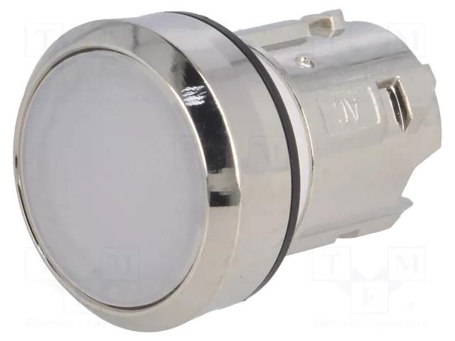 Switch: push-button; 22mm; Stabl.pos: 1; white; IP67; flat; 3SU1.5 SIEMENS 3SU1051-0AB60-0AA0