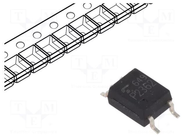 Optocoupler; SMD; Ch: 1; OUT: open collector; Uinsul: 3.75kV; 10Mbps TOSHIBA TLP2362-TPL.E-T