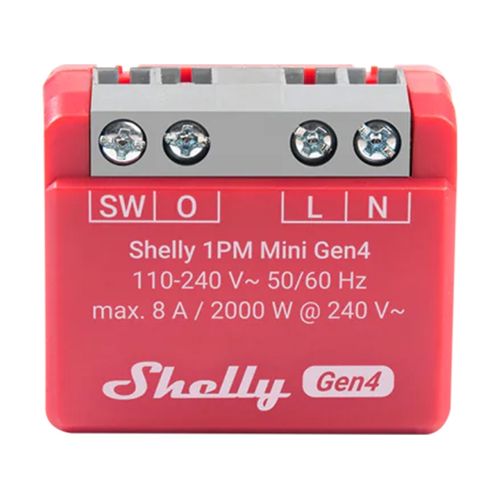 Shelly 1PM Mini Gen4 Controller Zigbee/Matter, Shelly 1PMMiniGen4