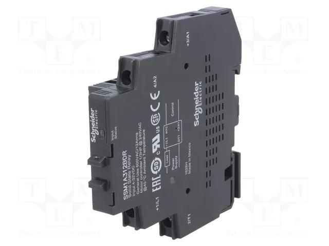 Relay: solid state; Ucntrl: 4÷32VDC; 12A; 48÷600VAC; Zelio Relay SCHNEIDER ELECTRIC SSM1A312BDR