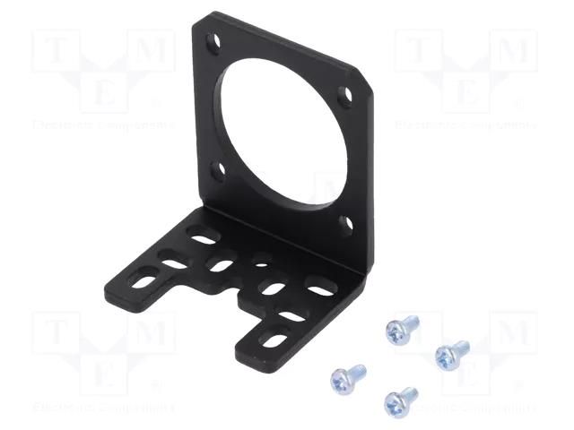 Bracket; black; bracket,mounting screws; NEMA 17,stepper motors POLOLU POLOLU-2266