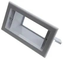 1 GANG RECESSED BOX/ WALLPLATE W/ SCREW 1GPP-1W