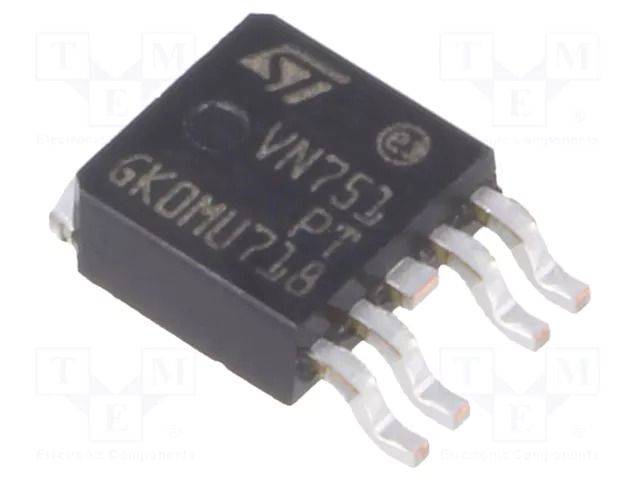 IC: power switch; high-side; 2.5A; PPAK; 5.5÷36V; reel,tape STMicroelectronics VN751PT13TR