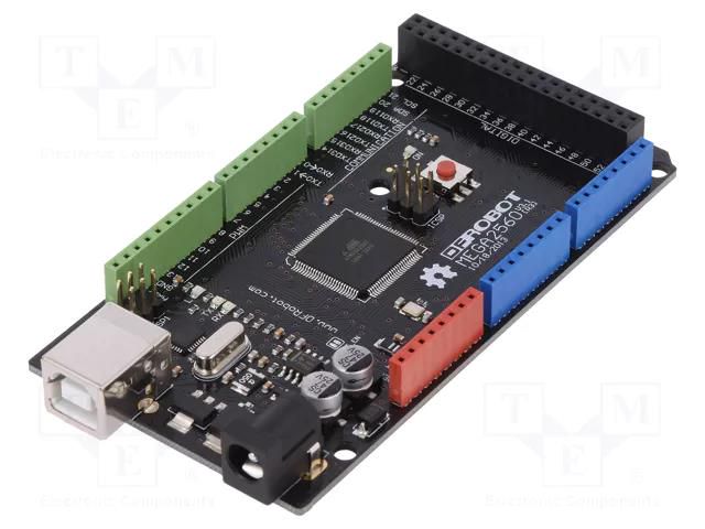 Controller; Arduino; ATMEGA2560; 7÷12VDC; PWM: 15; Analog in: 16 DFROBOT DF-DFR0191