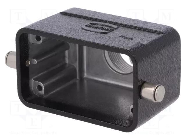 Enclosure for connectors: HDC; size 10B; for cable; Han® B; M25 HARTING 19307101441