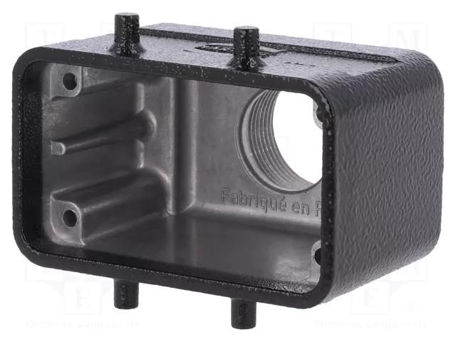 Enclosure for connectors: HDC; size 10B; for cable; Han® B; M25 HARTING 19307101421