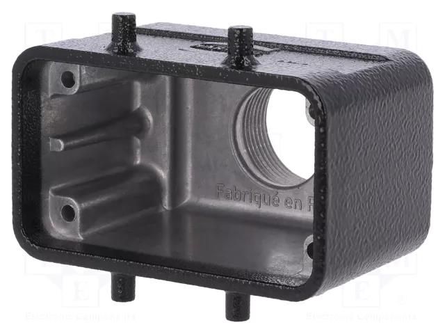 Enclosure: for HDC connectors; Han® B; size 10B; for cable; M25 HARTING 19307101421