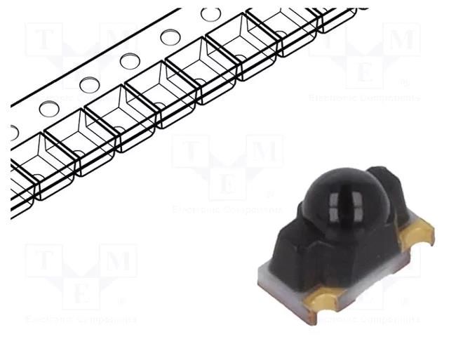 Phototransistor; SMD; Dim: 3x2.2x1.5mm; λp max: 910nm; 35V; 15° SHARP PT100MF0MP1