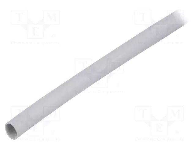 Insulating tube; silicone; light grey; -30÷200°C; Øint: 6mm; L: 1m FIX&FASTEN SRT6